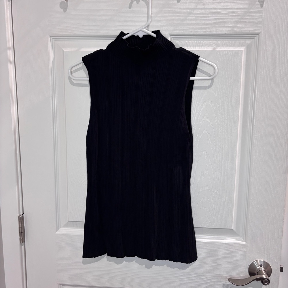 House of Harlow Ribbed Mock Neck Tank | Size Large
